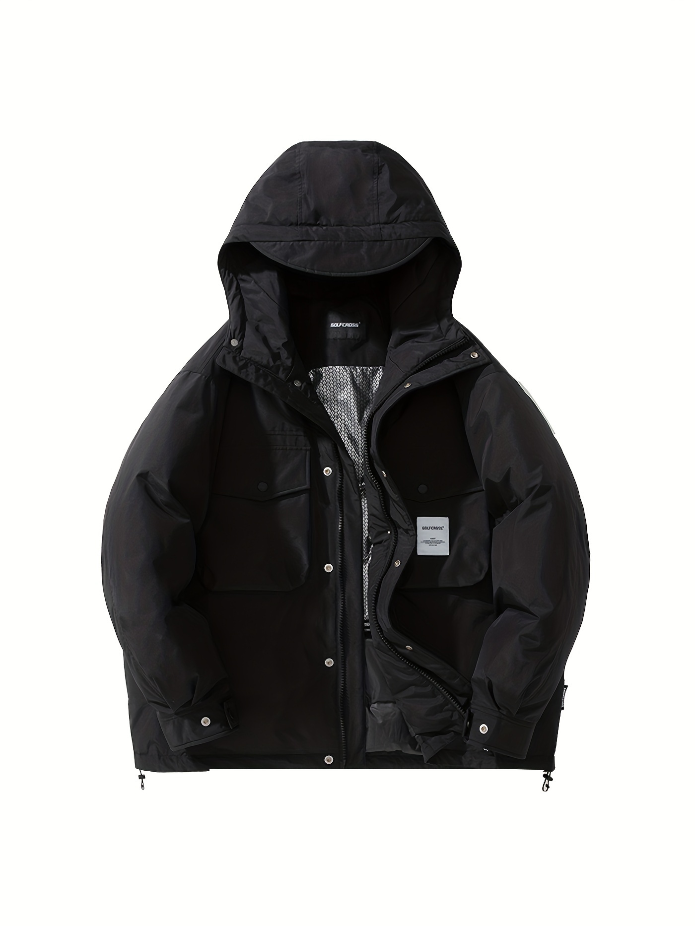 men's hooded jacket 90% filled Temu Ireland