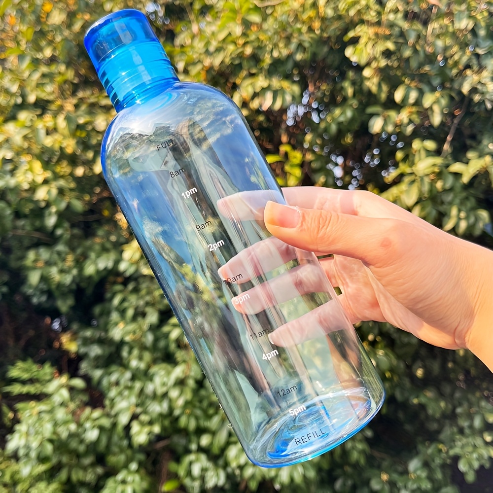 Image of A Stylish Transparent Plastic Water Cup Suitable For Outdoor Activities, Sports, And Fitness, Great For Juice