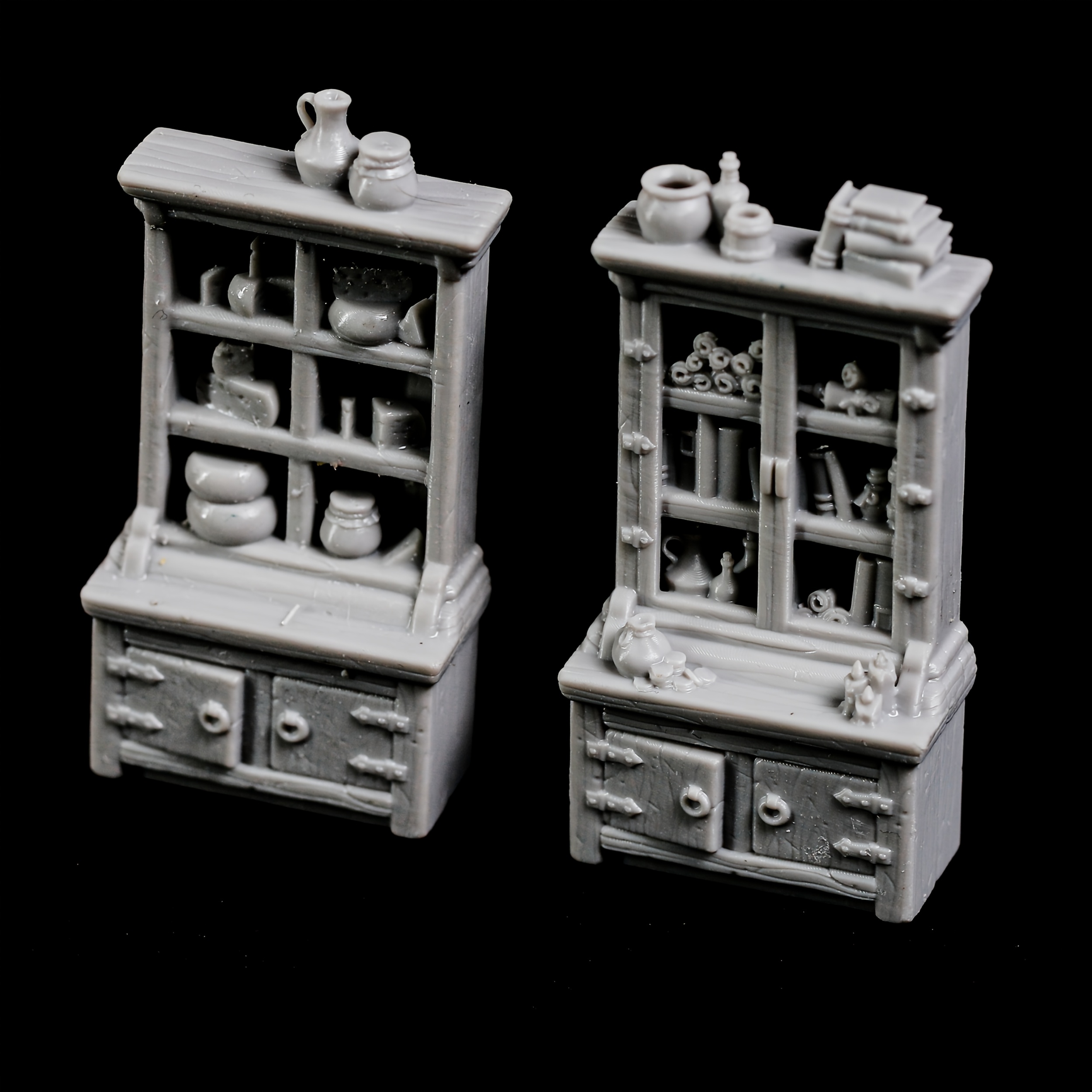 

D&d Miniature Kitchen Furniture Collection For Tabletop Role-playing Games.