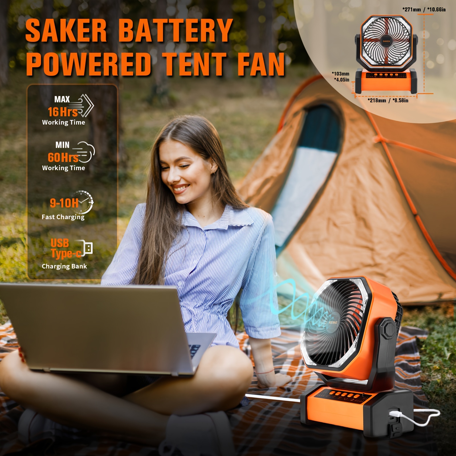 battery fans for camping