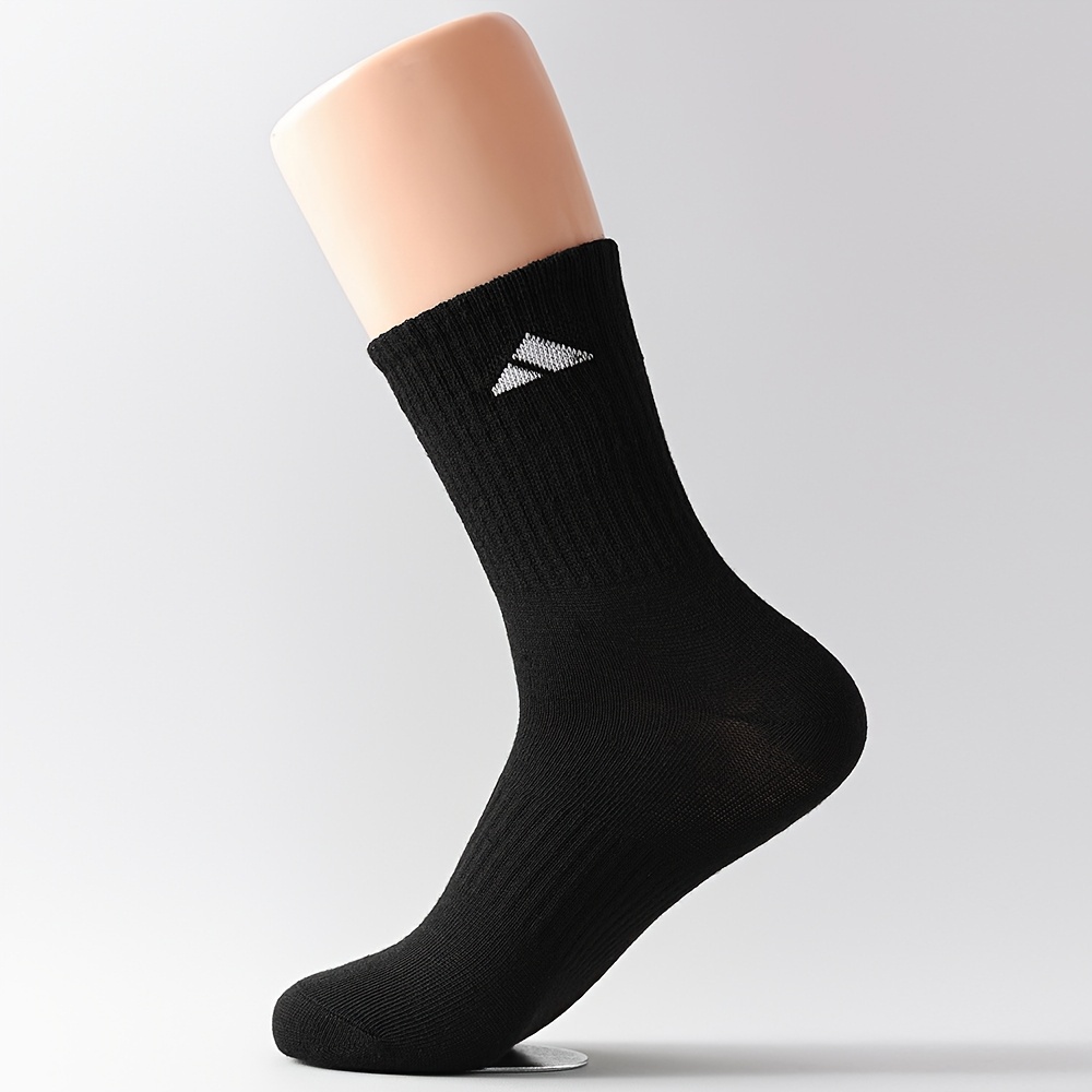 Calcetines Deportivos para Hombre y Mujer - Estilo Otoño/Invierno, 24pcs (12 Pares)/12pcs (6 Pares), Transpirables y Absorbentes, Diseñados para Comodidad y Transpirabilidad, y Blanco, Alta Calidad, Ajuste Cómodo, Ideales para Fitness, Diseño Clásico,Textura Suave,Tejido que absorbe la humedad