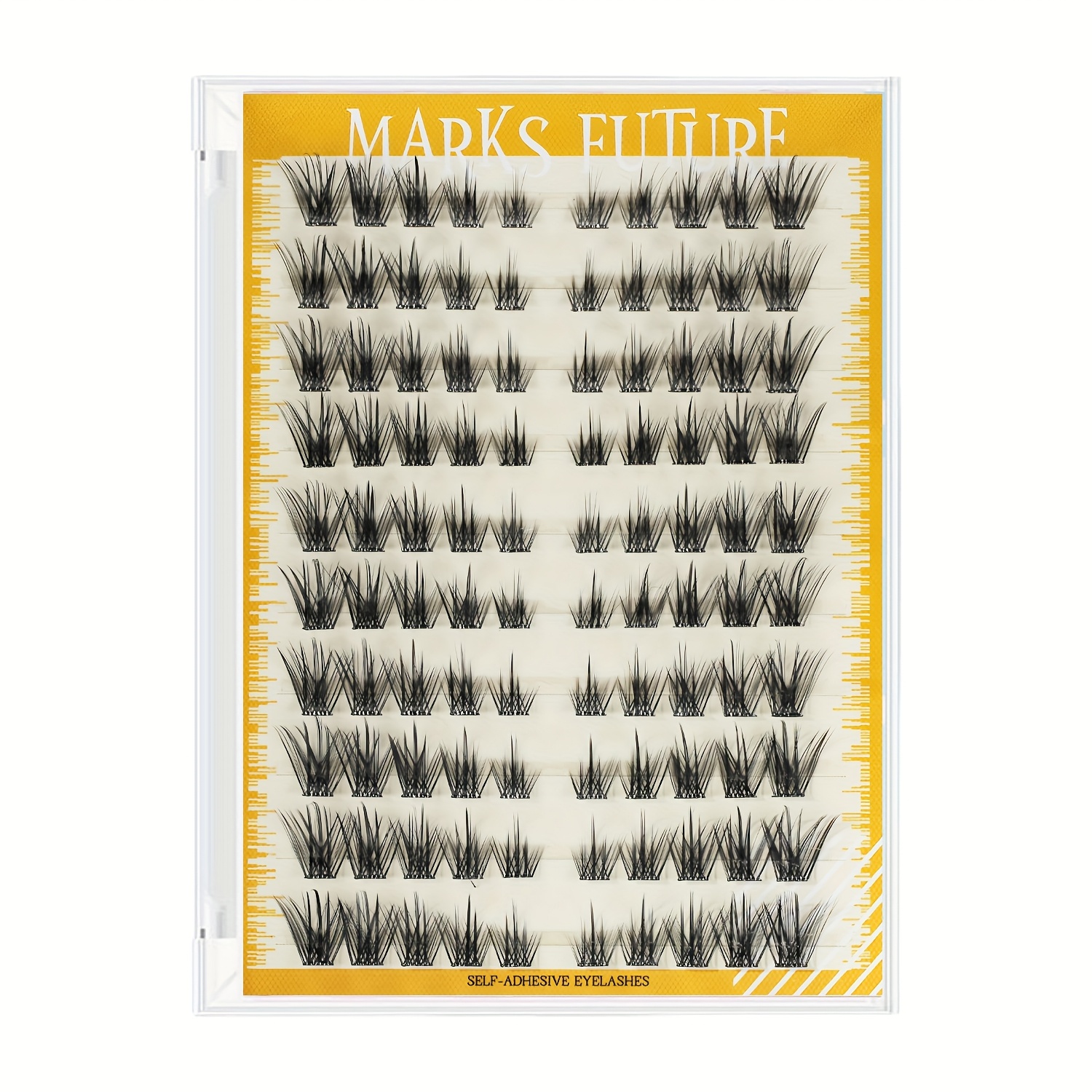 Self-adhesive False Eyelashes, 80 Pairs, Natural Look, 11-15mm, Cat Eye Fox Eye, Reusable, Ultra-thin And Lightweight, D , Suitable For Beginners