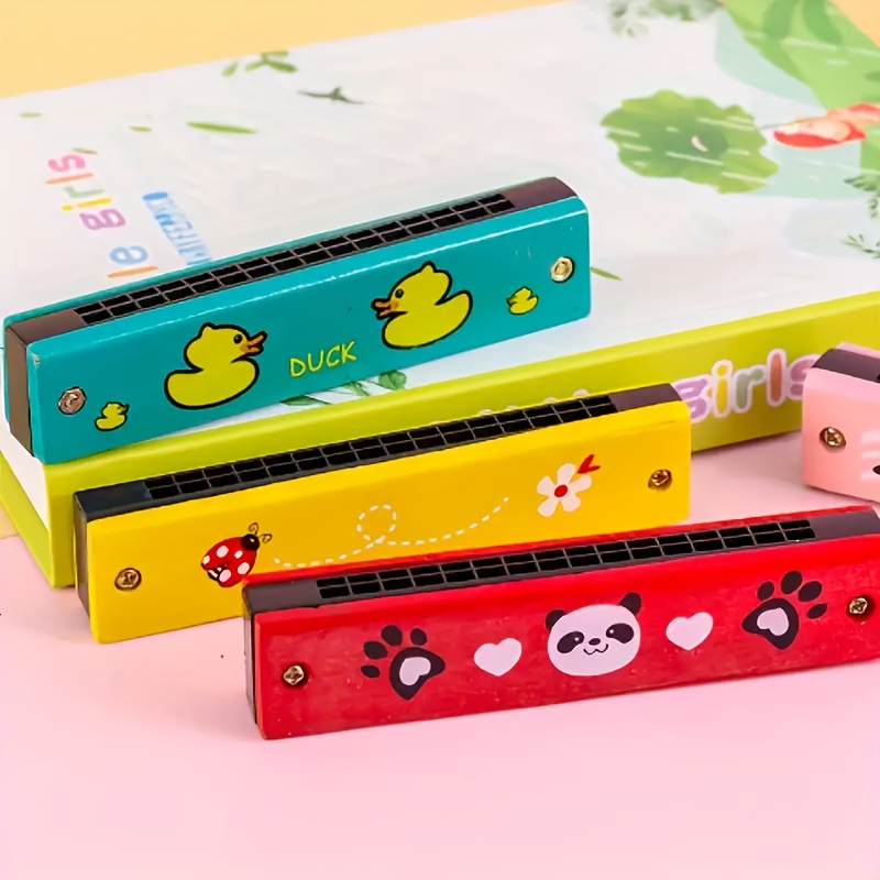 16-Hole Harmonica Musical Toy for Youngsters - Perfect Beginner's Gift for Christmas, Halloween & Birthdays (Color Varies), Perfect for Winter, New Year