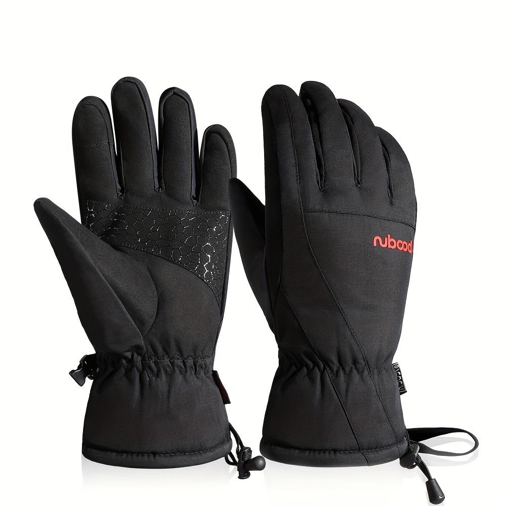 Jumpingount 1 par de guantes para esquiar en la nieve para mujer, guantes  impermeables a prueba de viento, mitones con pantalla táctil para calentar,  motos, guantes y mitones Azul negro Jumpingount AP013093-04