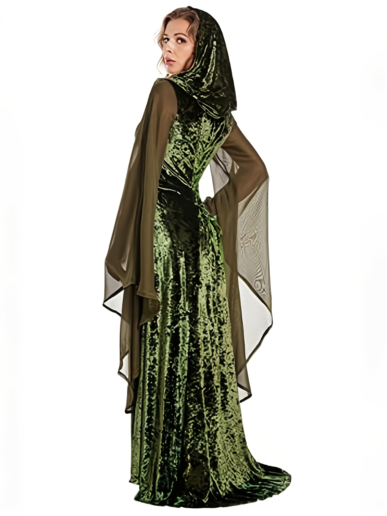 slim fit dress slacks Moss Green Renaissance Wedding Gown Dress – Mermaidcosplay main image 0