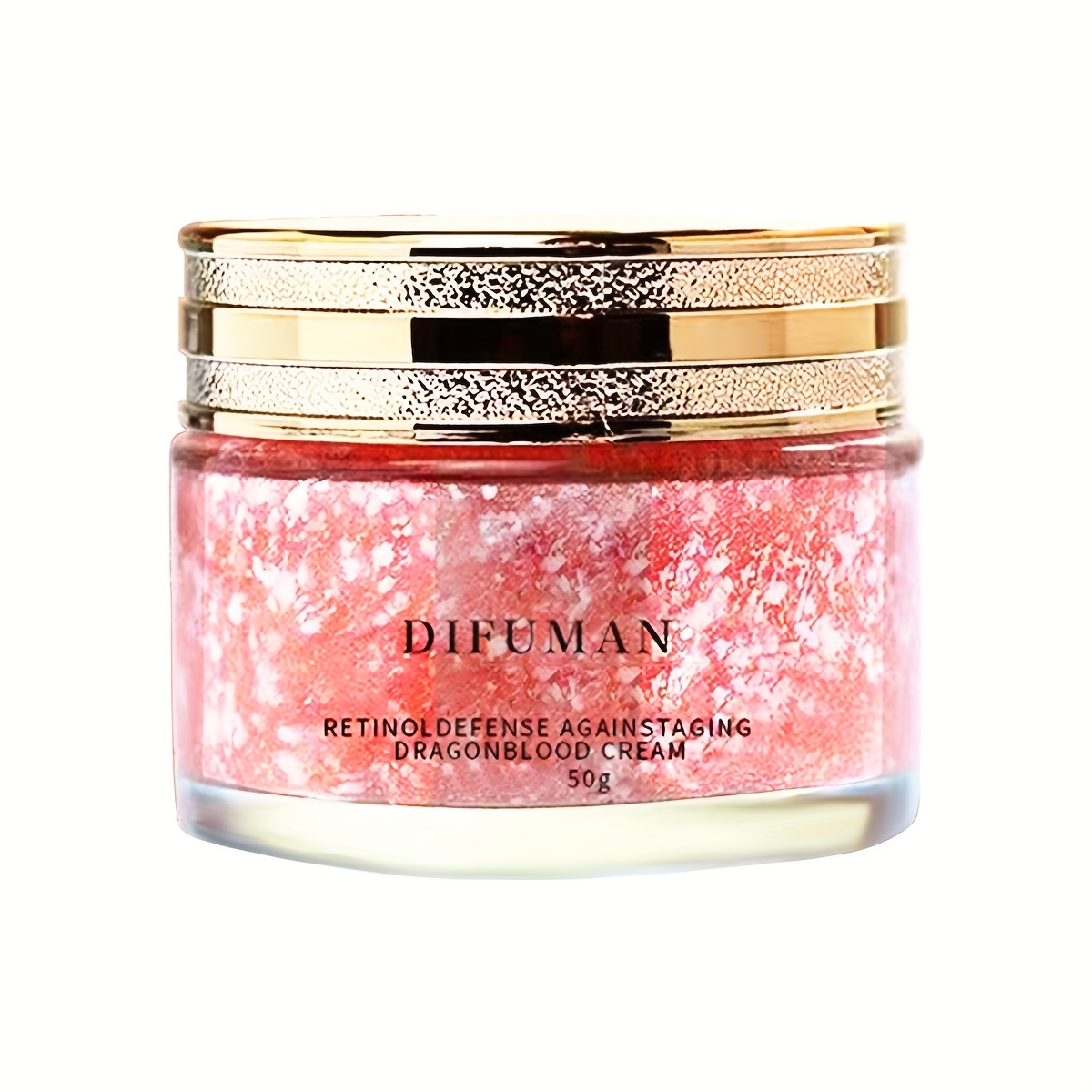 

30g Dragon Blood Cream, Luxury Moisturizing Firming Face Care, Retinol Defense, Ideal Gift For Him & Her, Pink Glass Jar