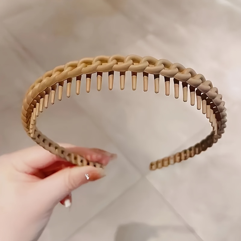 New High-End Non-Slip Headband for Washing Face, Designed for Women, Featuring a Textured Grip to Hold Back Loose Hair.