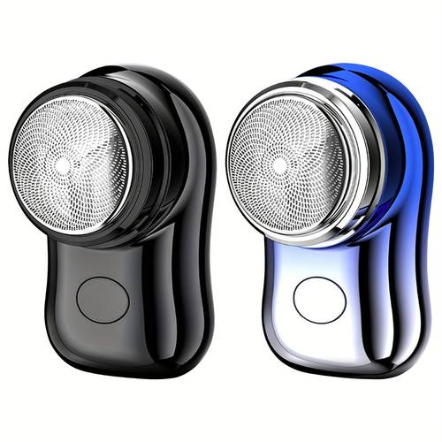 lot de 1 mini rasoir en plastique et métal, portable, compact, adapté aux