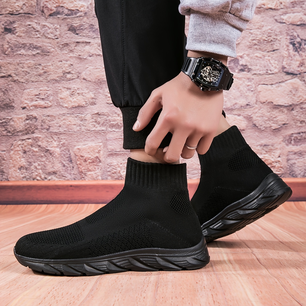 leijop lightweight breathable slip casual shoes men women Temu