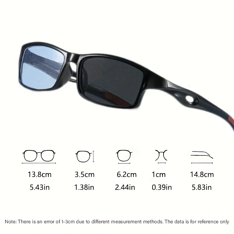 mens automatic photochromic reading glasses with light blocking gradient lens dual focus far near adjustable lens technology non prescription Product details 2