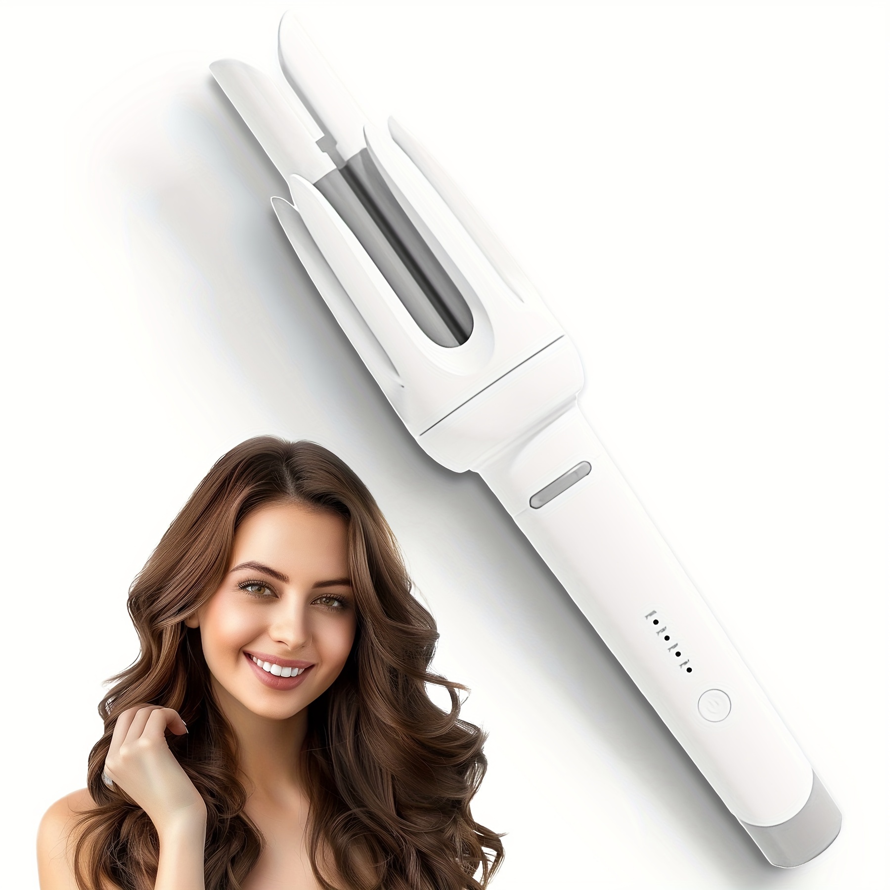 

360° Rotating Curling Iron, Double Ceramic Voltage Heated Curling Iron, Women's Automatic Curling Iron, Suitable For All Hair Types