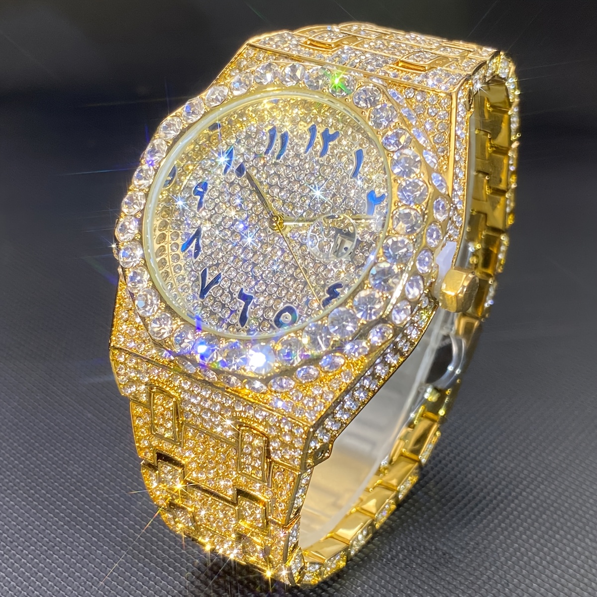 Men's Hip-hop Evening Party Watch Brand Ice Quartz Watch Men's And Women's Gifts
