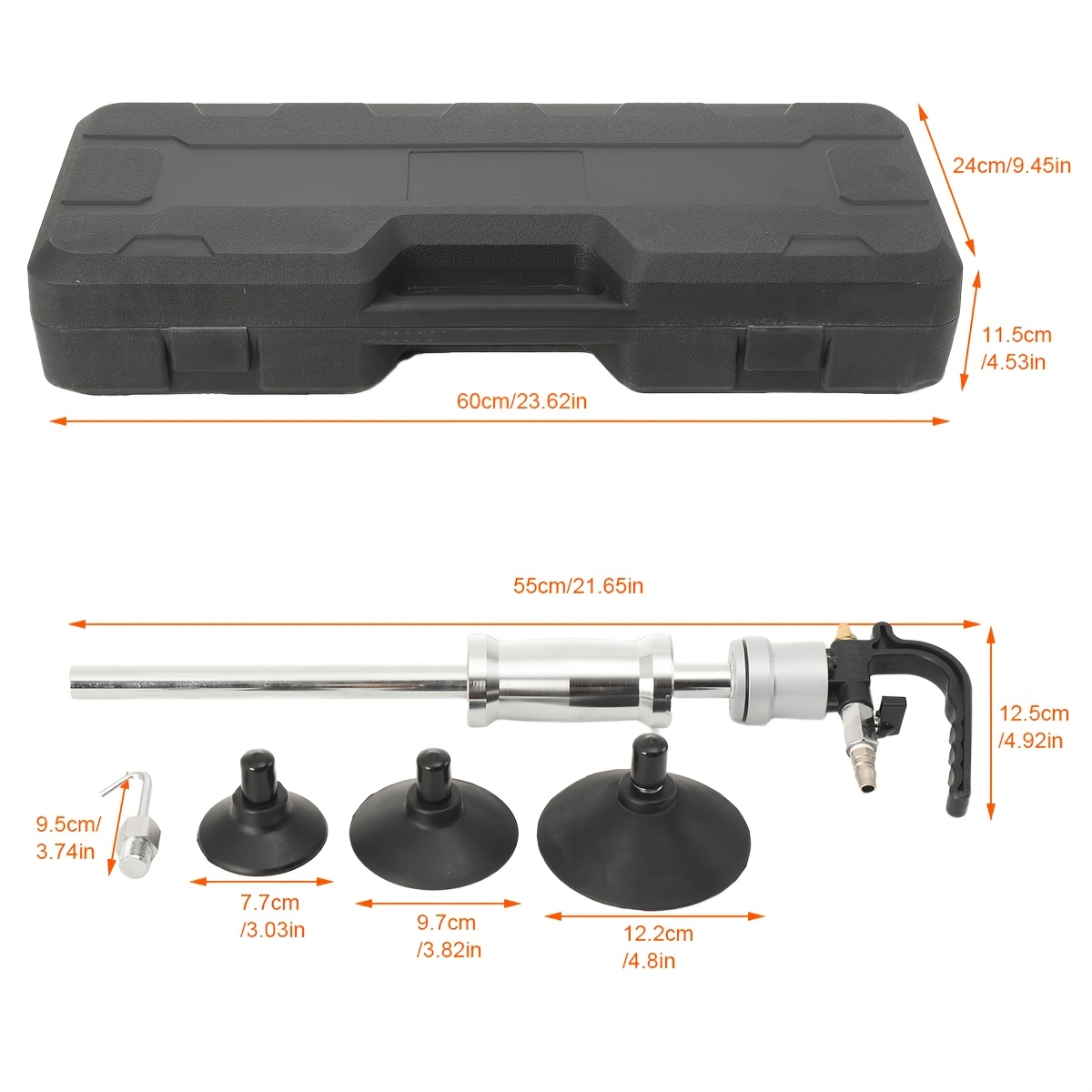 Pneumatic Tools Set for Car Body Repairs