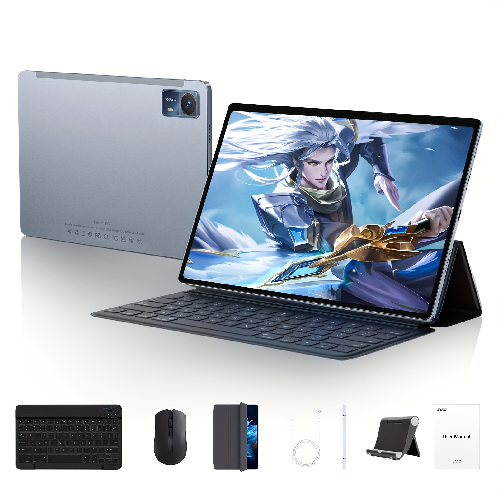 suxi タブレット 11インチ インセル全 スクリーン 14システム 14gb (6+