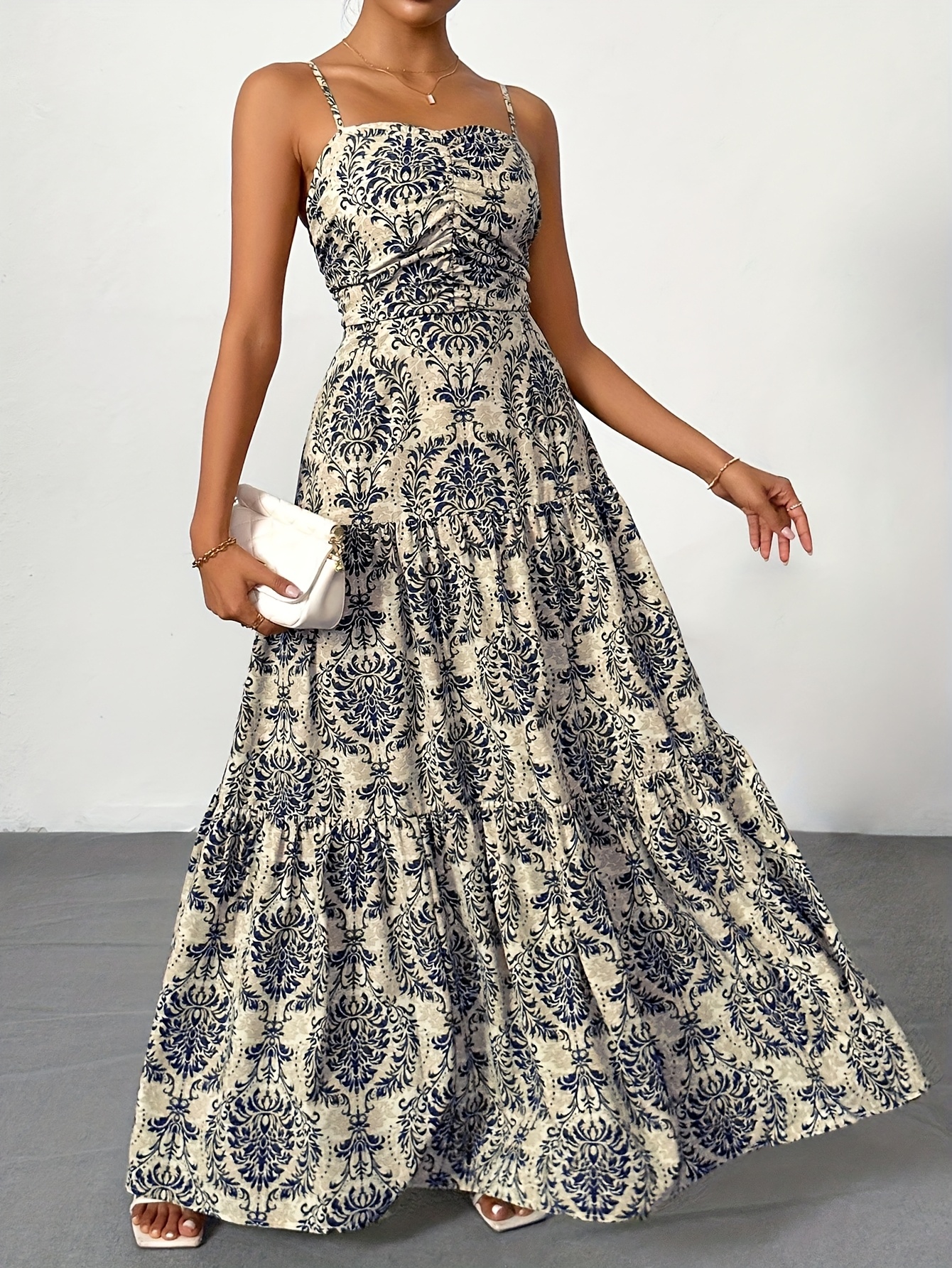 blue bell maxi dress BLUE BELL MAXI BIAS TEE DRESS | FLORAL | THIRD FORM | Best Dressed Guest |  Shop Most Loved Now | — THIRD FORM