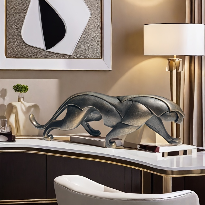 1pc Symbol of Speed And Bravery, Abstract Leopard, Home Table Decoration, Wine Cabinet, Office Decoration, Father'S Day, Mother'S Day Gift, Thanksgiving Gift, Happy New Year, Easter, Spring, Summer