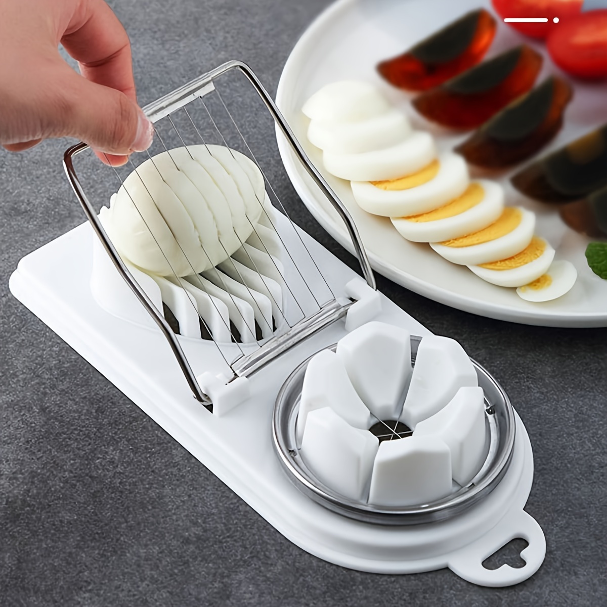 Egg Slicer Hard Boiled Eggs Slicers Egg Cutter Creative Egg - Temu