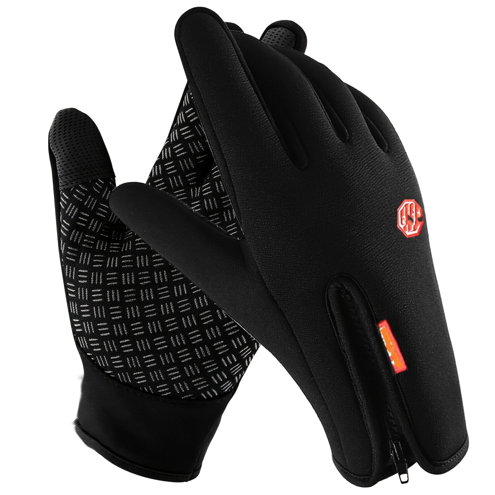 

Touchscreen Winter Cycling Gloves - Warm, Windproof With Polar Fleece & Non-slip Grip For Outdoor Sports