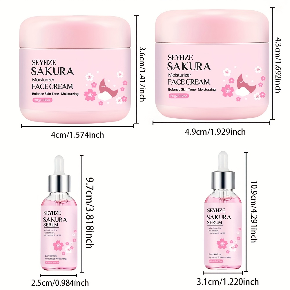 seyhze boosting serum moisturizing cream set - Temu Oman