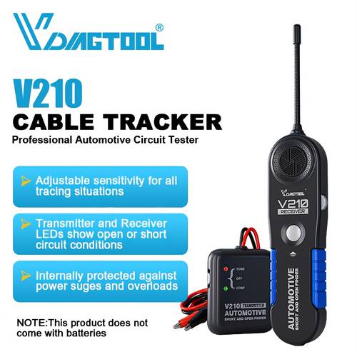 v210 automotive circuit tester car repair cable circuit wire analyzer 6 42v short open finder checker fast automatic identificationi find and repair short circuits automotive short open repair tester tool