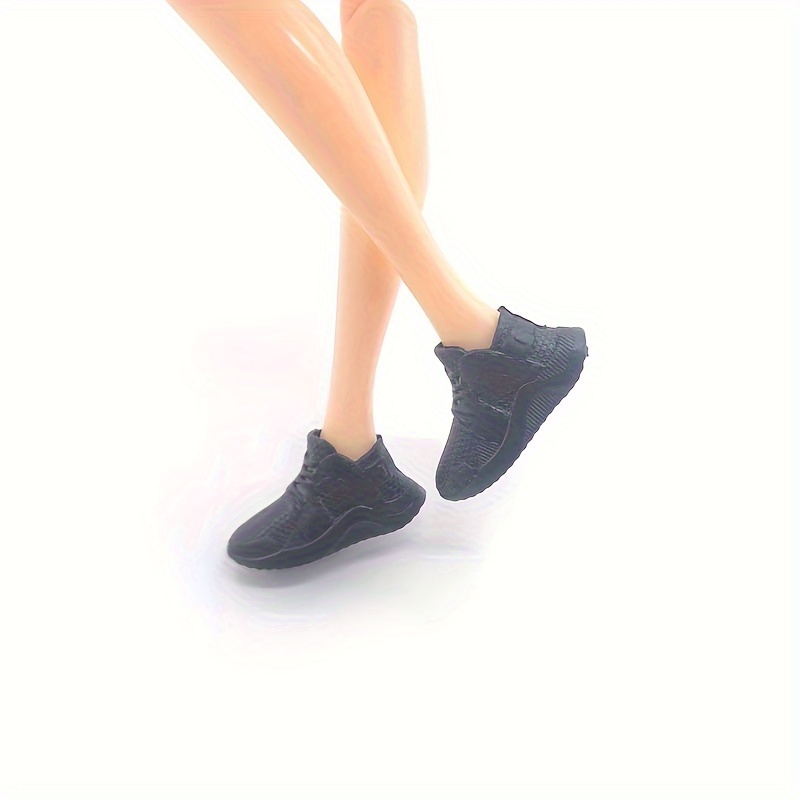 Taille 5 Paires/lot Plat Chaussures pour Poupée Barbie Plage D'été