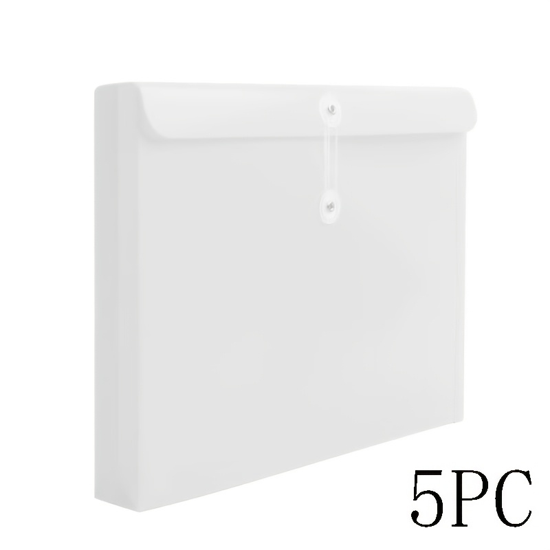 TEMU 5pcs Sac de classement A4 Morandi, Sac de classement à corde, Sac de données grande , Sac de rangement, Sac de classement de bureau horizontal