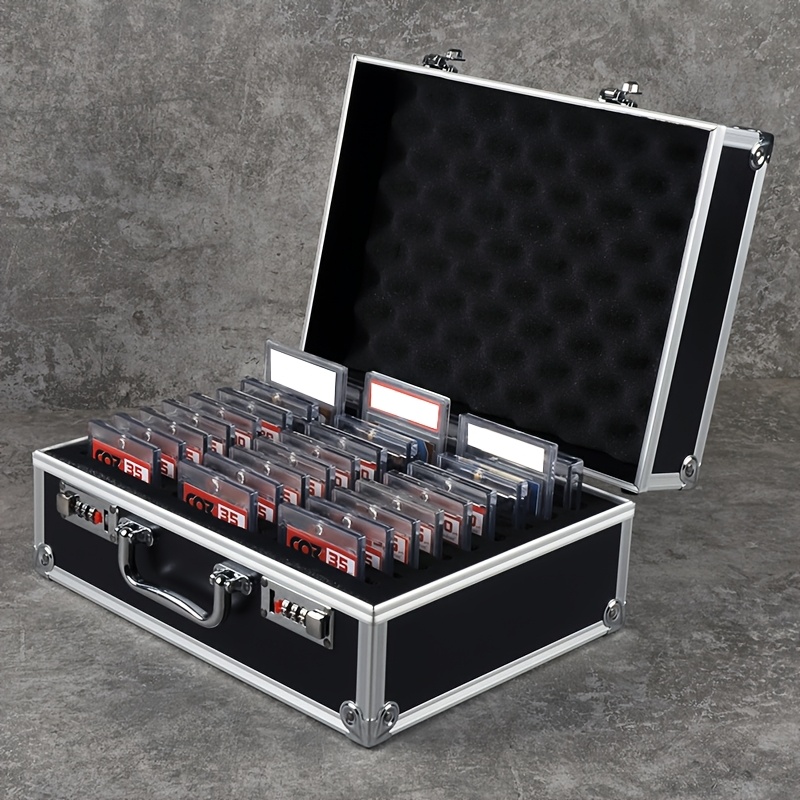 graded card suitcase Vaulted Card Case (4-Row)
