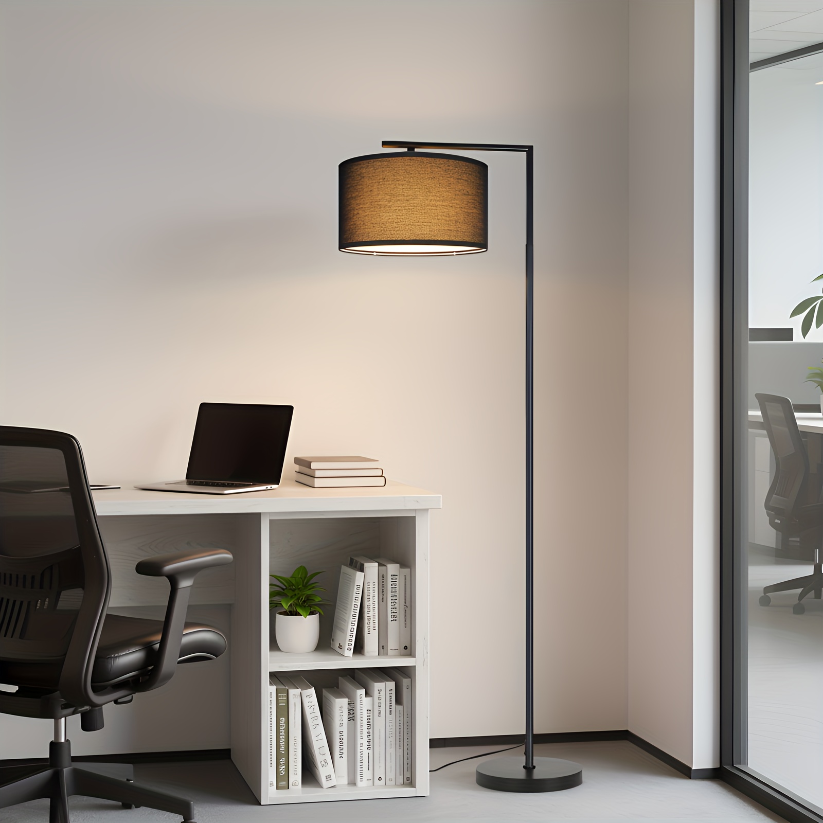 Floor Lamp, Living Room Table Lamp: 166cm Vintage Fabric Design Floor Lamp, Reading Lamp, E27 Socket, 40 Watts, With Foot Switch, Suitable For Bedrooms, , Cafes And Living Rooms. Bulb Not Included.
