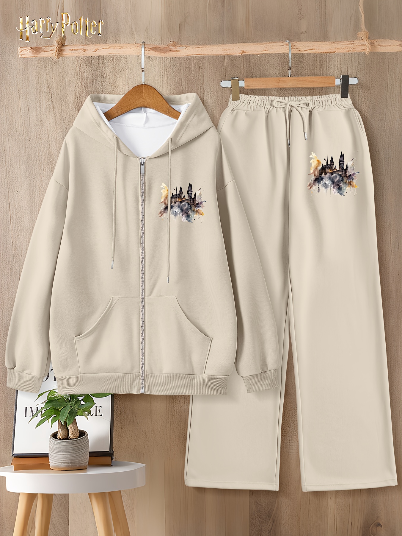    .   Fan  -Color Set Featuring   Art Print – Hoodie & Pants for Magical Relaxation (124)