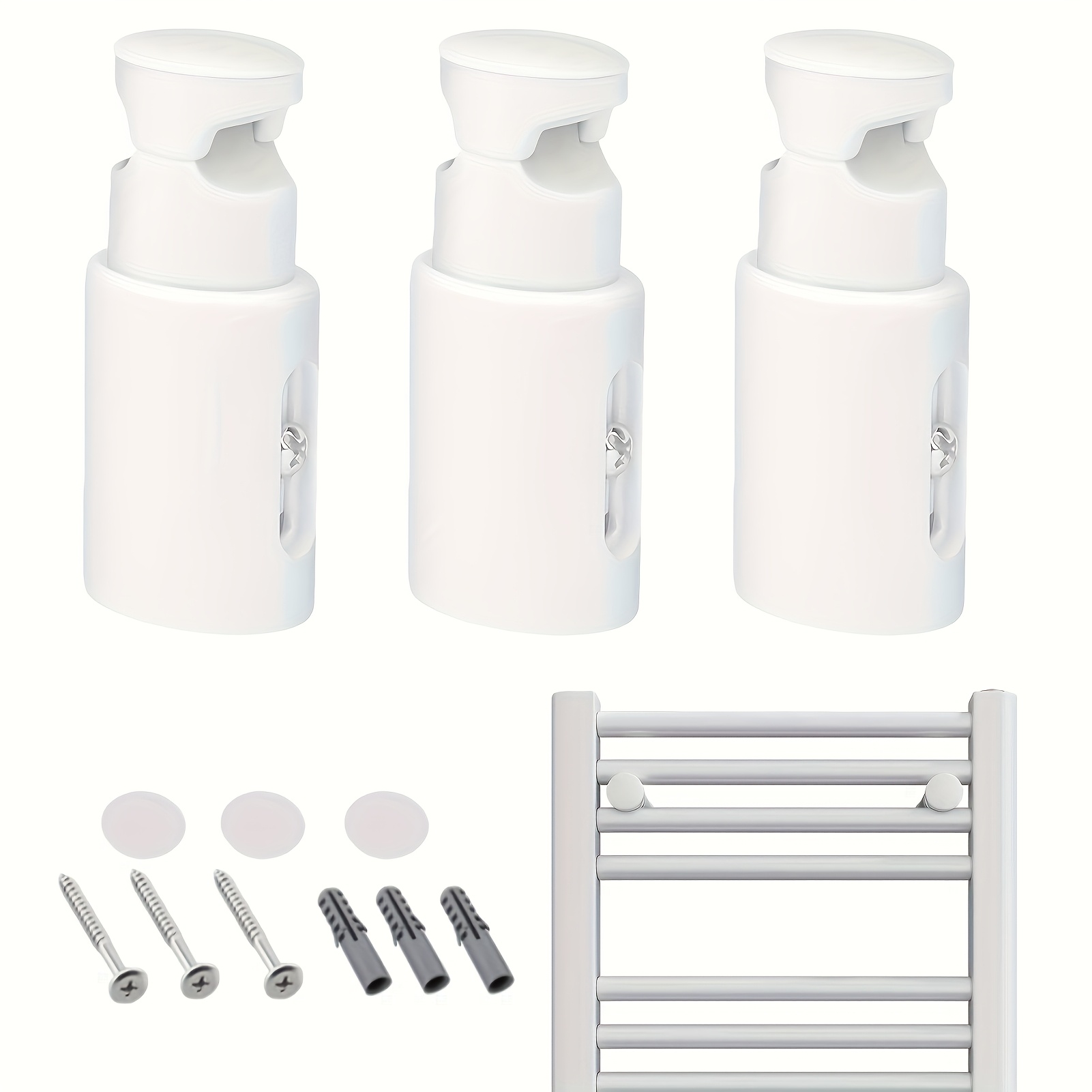 TEMU Radiator Brackets, Adjustable Brackets For Bathroom Radiators, Radiator Consoles, Wall-mounted Radiator Brackets, Radiator Additions, And