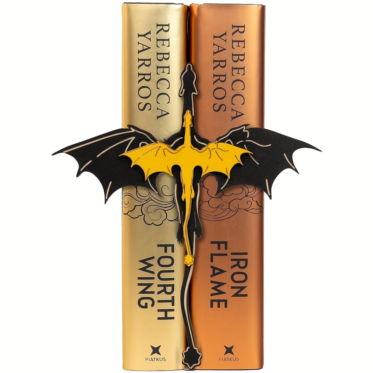 Image of 3d Wooden Dragon Totem, Flame Decoration, Acotar & Glass Throne Fantasy Theme Bookcase, Multi-functional Corner Decoration, Exquisite , Perfect Christmas Gift, Bookshelf Decoration