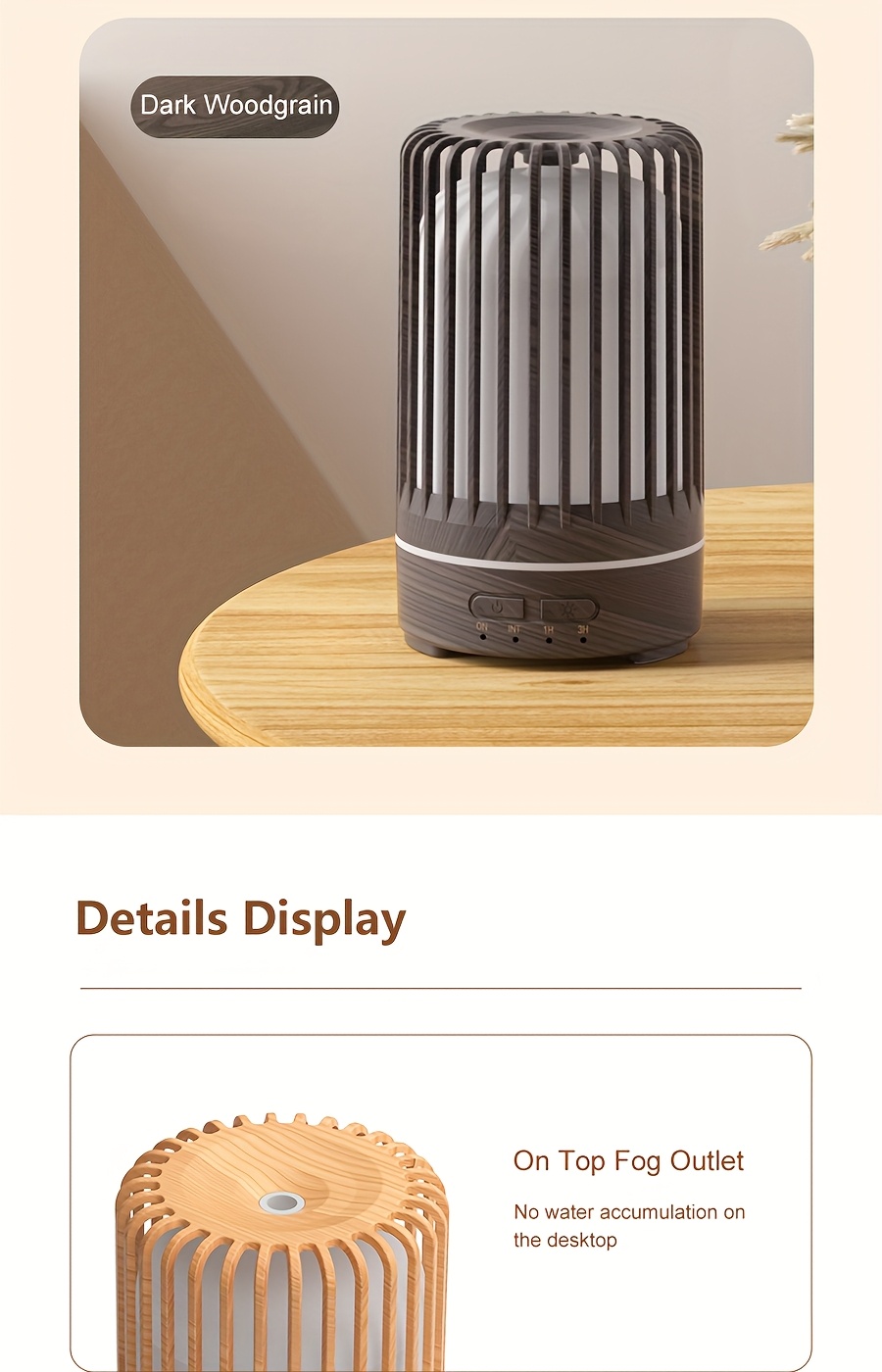 Umidificator cu ultrasunete de 150 ml cu lampă în 7 culori, difuzor de aromaterapie cu design crăpat - Alimentare USB, temporizator reglabil, ceață rece silențioasă pentru casă, birou, yoga, spa, cadou