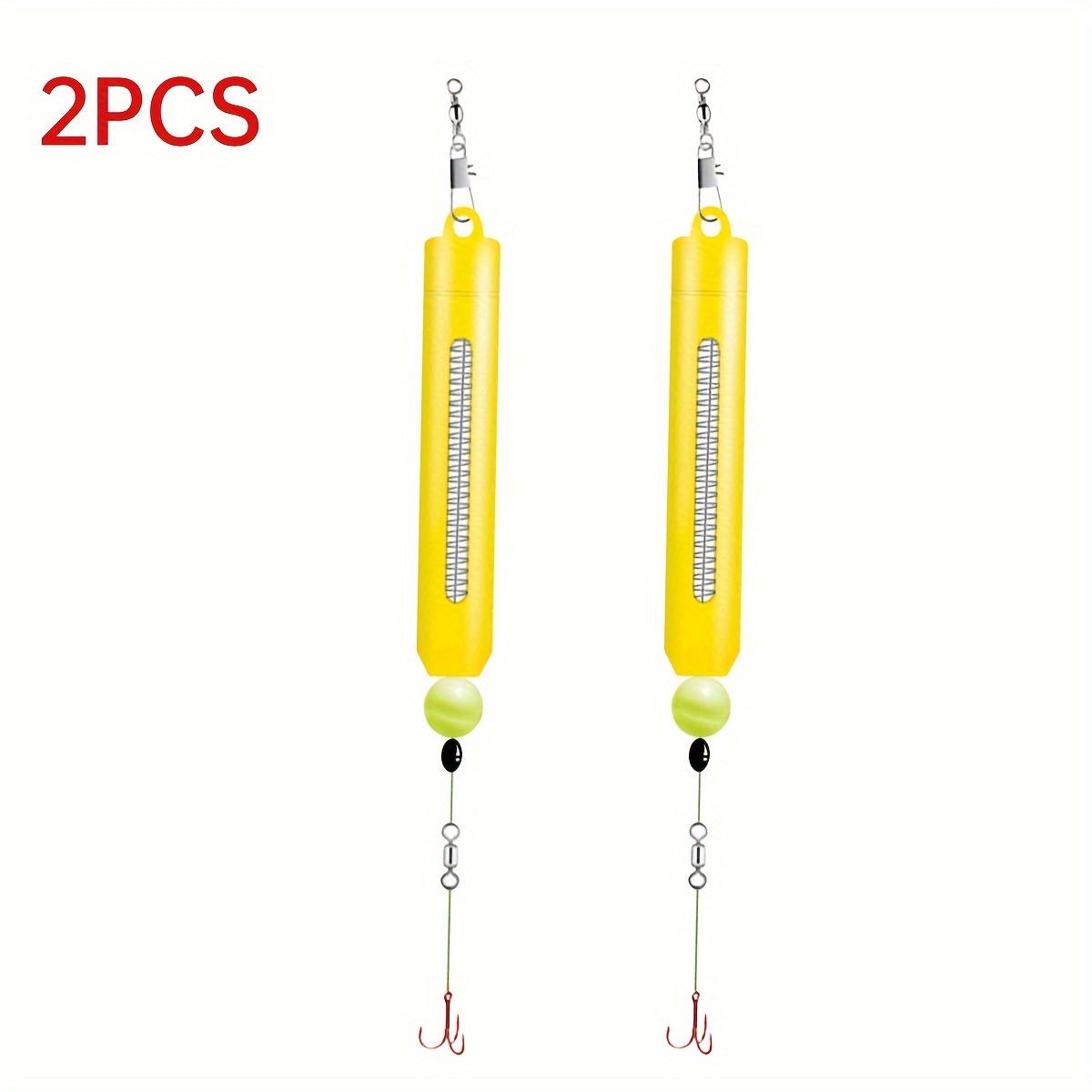 1/2pcs Automatic Fishing Hook Trigger, Plastic/Stainless Steel Spring  Fishhook Bait Catch Ejection Catapult, Fishing Device Accessories