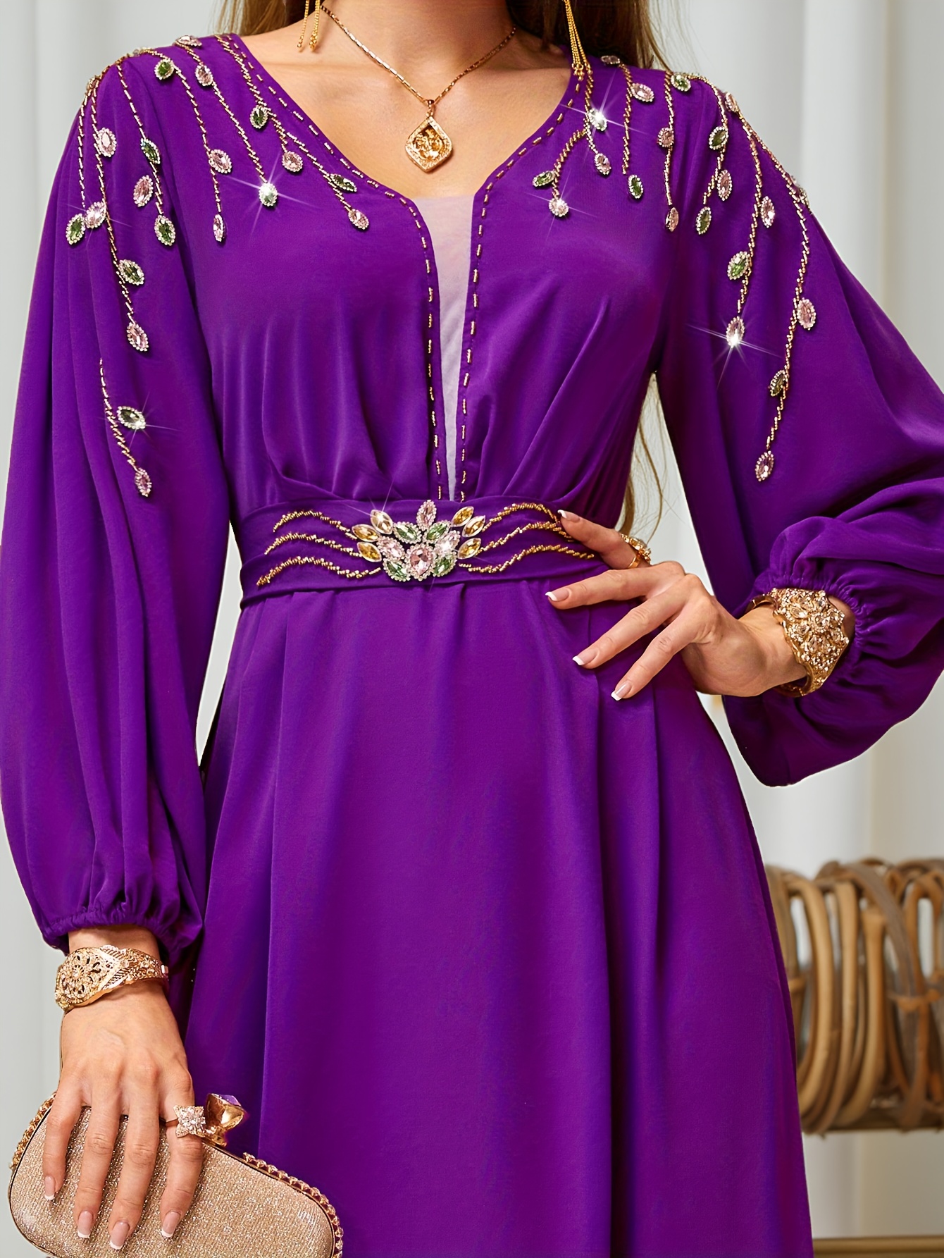 violet casual dress Women Flowy Dress Fashion Casual Dress Fairy Dress 100% Cotton Dress with Petal Hem Elegant Lilac Maxi Dress Fall Winter Plus Size Dress
