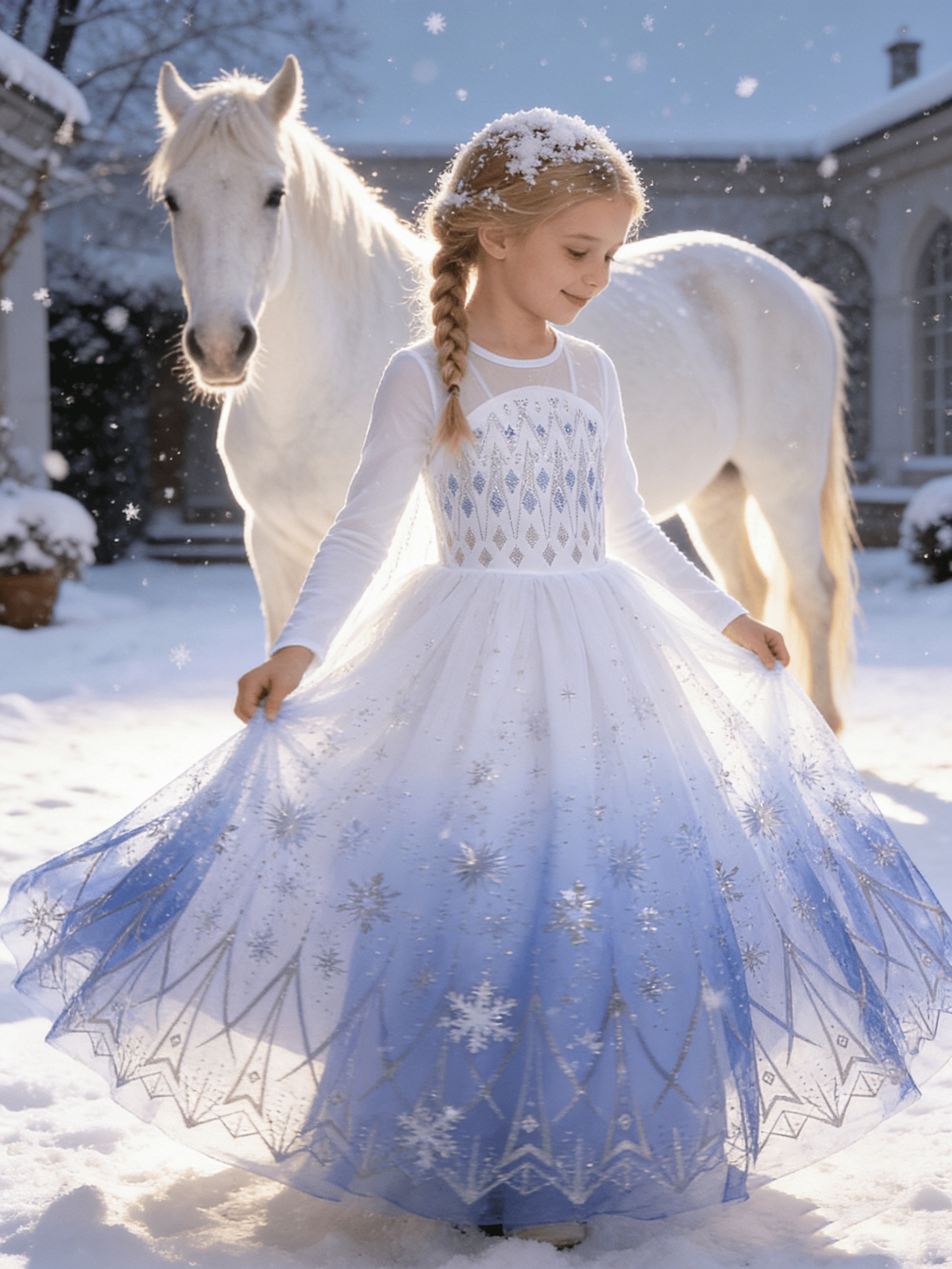 snowflake princess dress sold on Temu United States snowflake princess dress sold on Temu United States