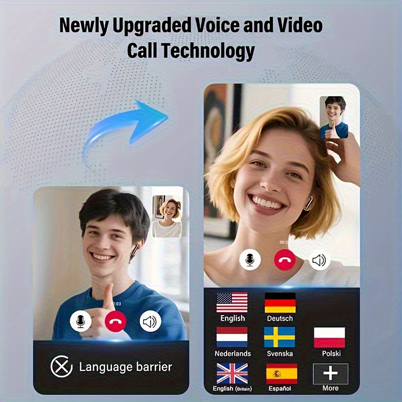 3-in-1 AI Translation Earbuds with Wireless Bone Conduction Headphones, Instant Translation for 156 Languages, Available in Beige and Black