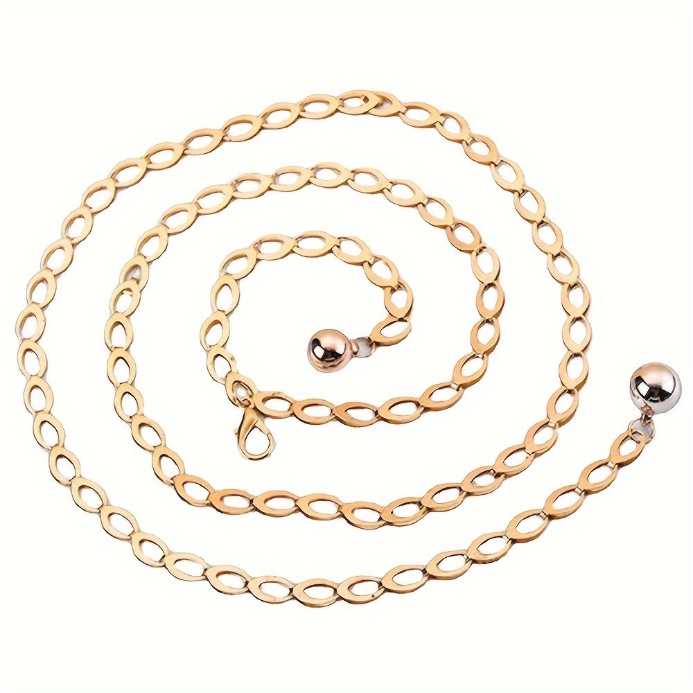 Elegant Geometric Chain Belt Apatico - Cathedral Chain Harness Belt - Clear PVC - Art  main image 2