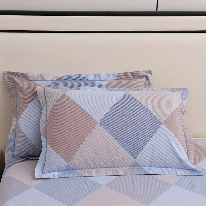 Set Biancheria Da Letto Matrimoniale, Morbuy Set Copripiumino In Microfibra De 4 Pezzi Con Lenzuola Piane E 2 Federe (150x200cm/1.5M,Rosa Fragola - Foto 9