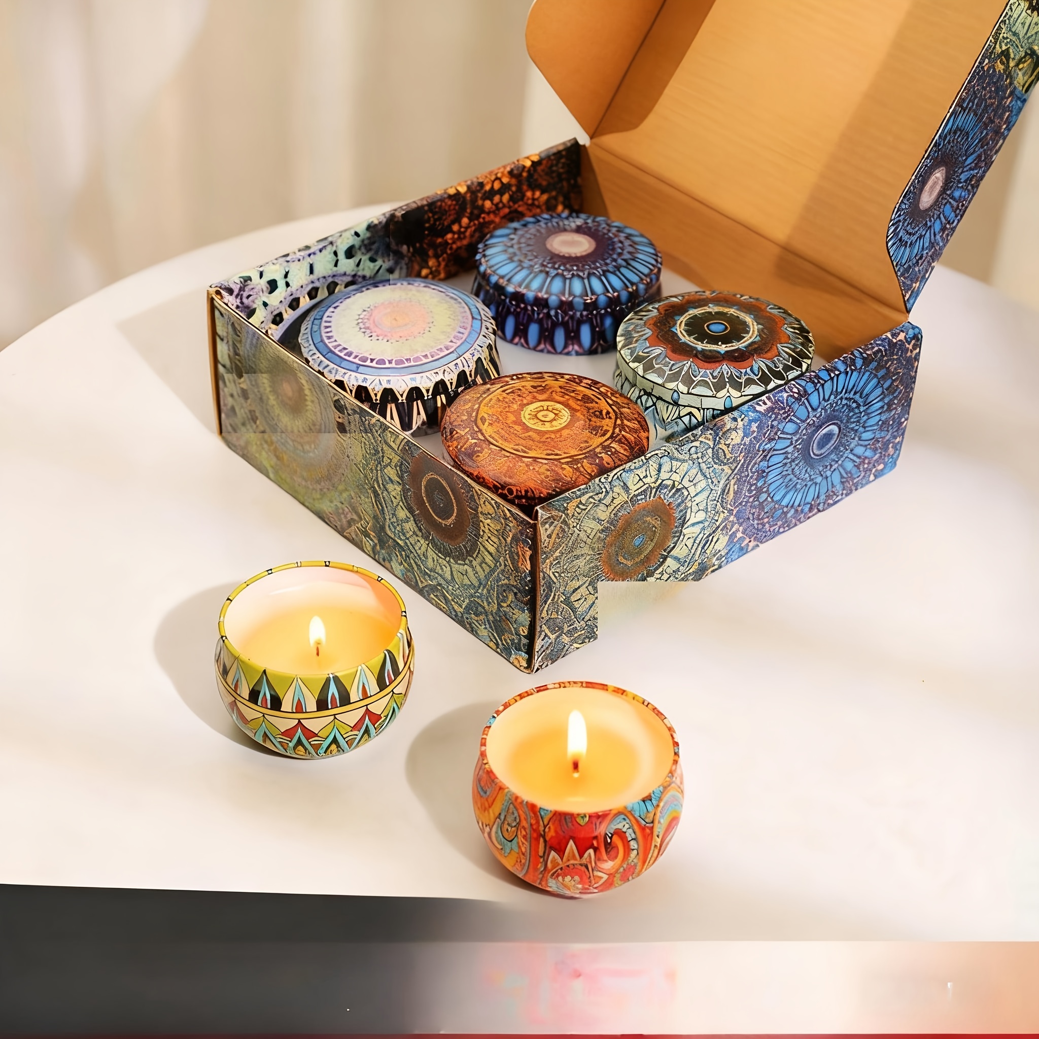 BB Candles Coastal Essentials - Set regalo di candele versate a