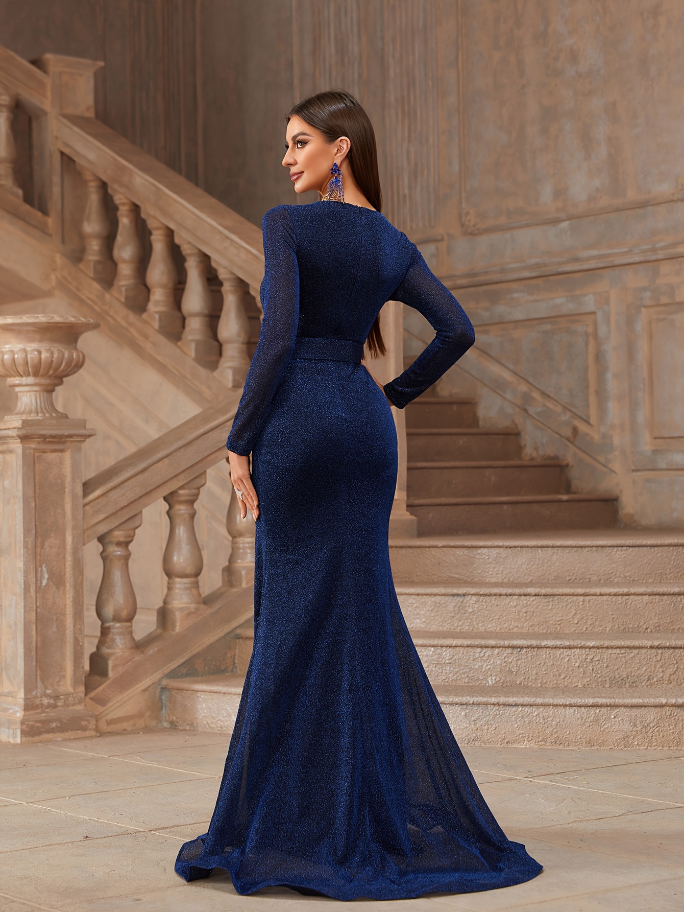 Encaje Vestidos Manga Larga Falabella Alquiler Vestidos De Novia