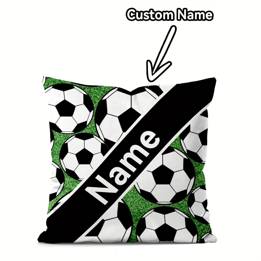 TEMU 1 Custom Print Pillowcase - Personalized, Suitable For Sofa, Bed, Travel, Camping, Living Room, Office - Machine Washable