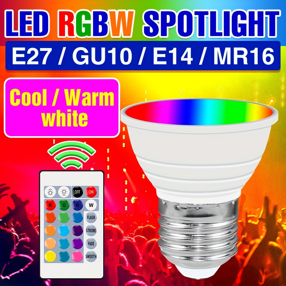 Foco LED MR16 GU5.3 de bajo voltaje de 12 V, 4 W, equivalente a 20 W, 35 W,  bombilla halógena para iluminación de pista de inundación de paisaje al
