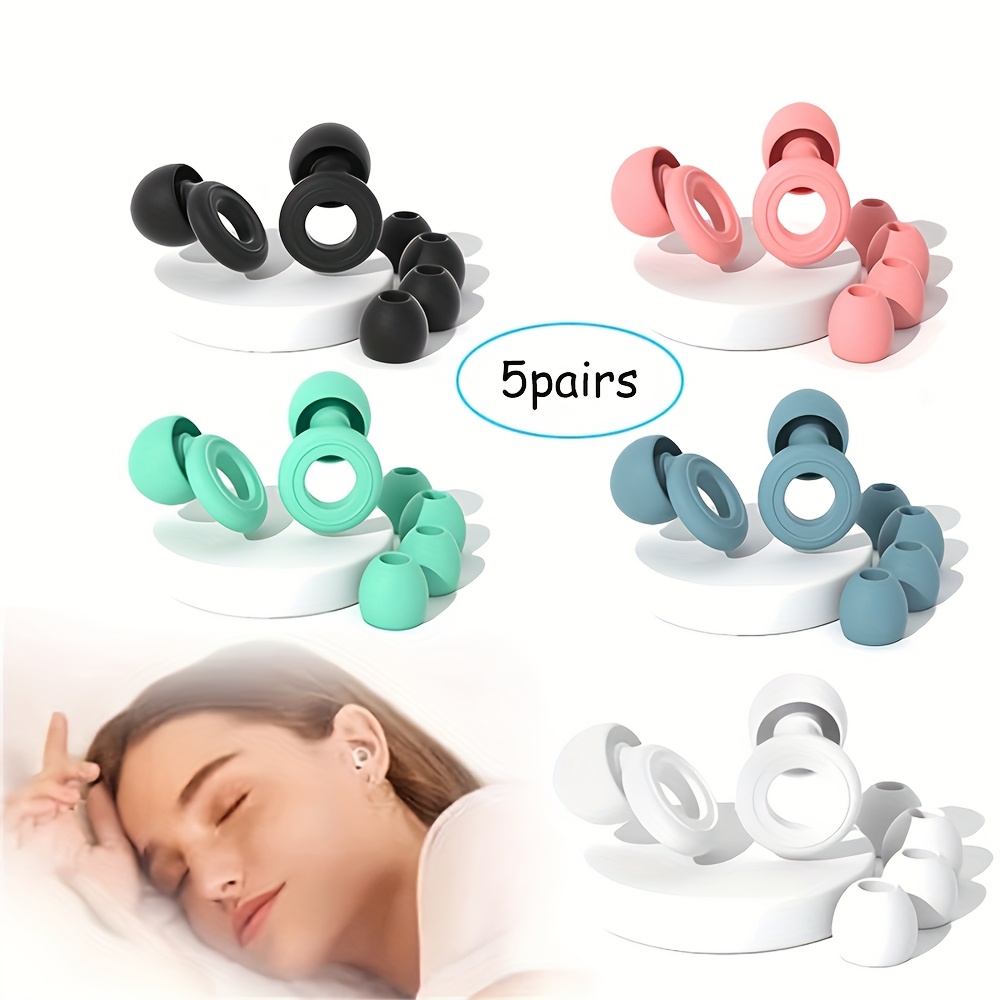 5 pairs of soft earplugs suitable for quiet   and music concerts suitable for multiple   and gift   suitable for   holidays such as thanks  and christmas