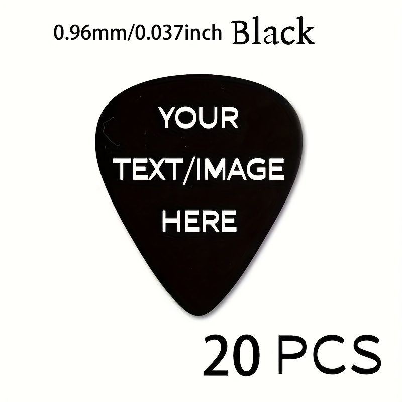 TEMU /40pcs Custom Guitar Picks, Personalized With Patterns/text/logo Music Accessories, Best Holiday Gift