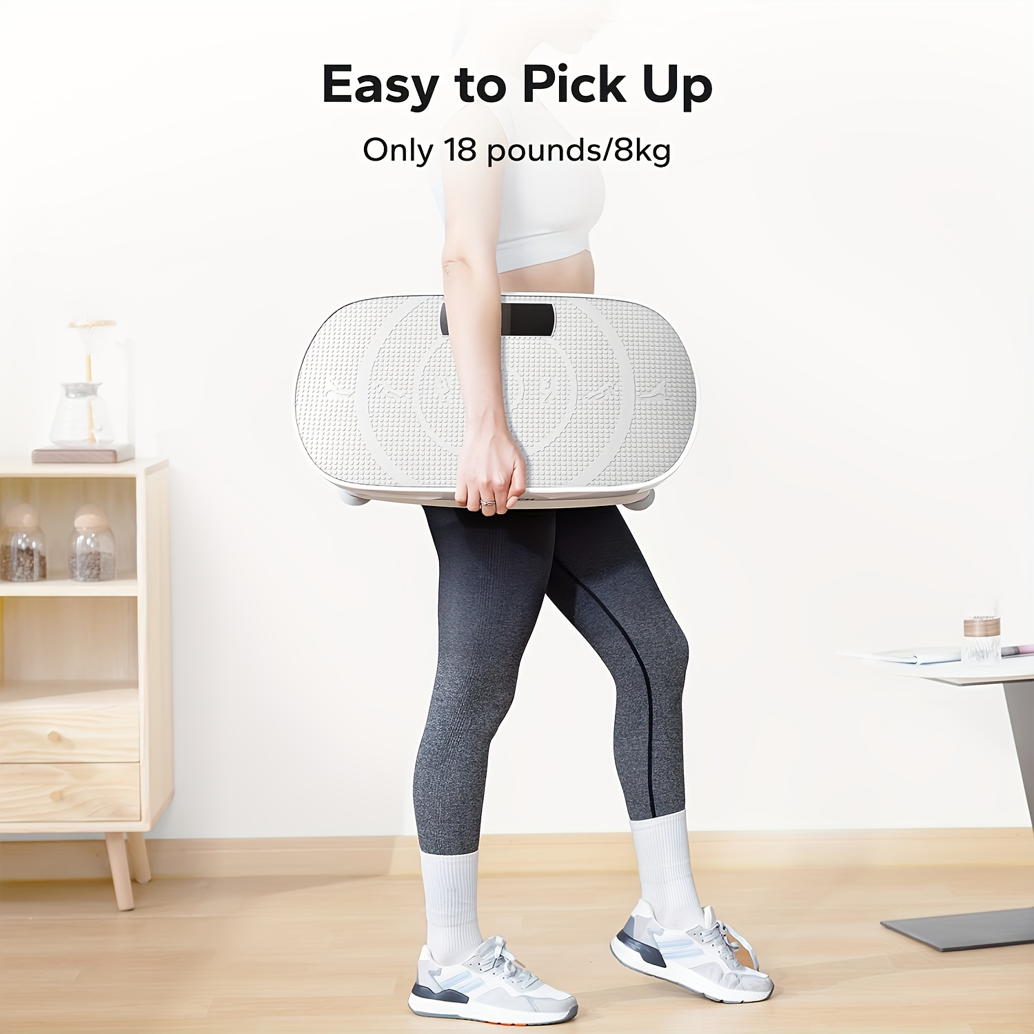 vibration plate exercise machine whole body workout power vibrate fitness platform vibration plate for shaping silent motor speed control gifts for family workout equipment for home gym home use without battery details 1