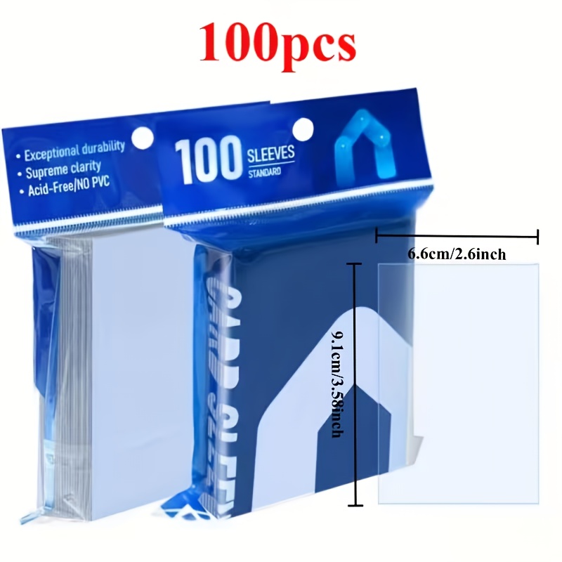 pcs blue sleeves compatible trading cards - Temu Mauritius
