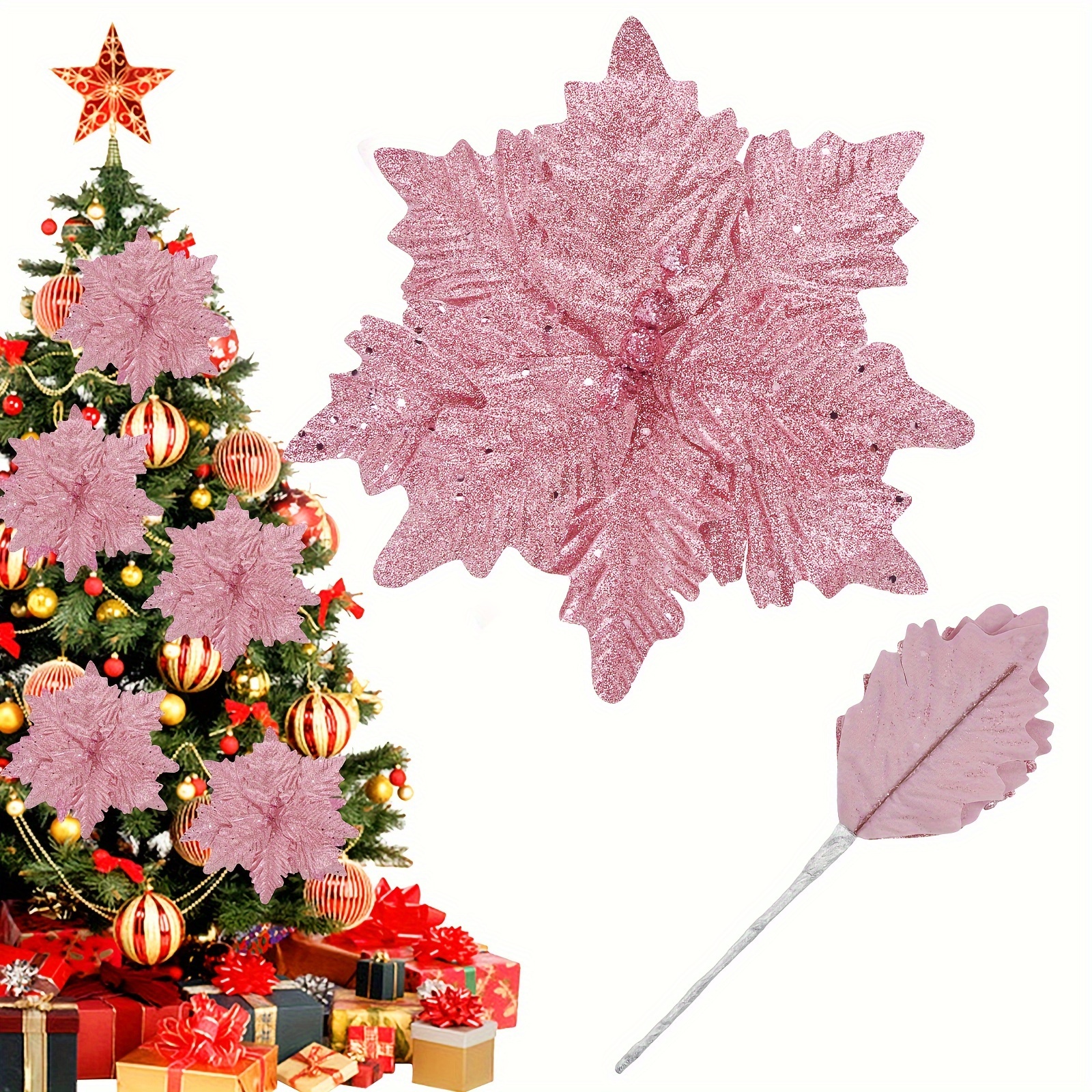 

4pcs Christmas , 10.24" Decorations For And Display