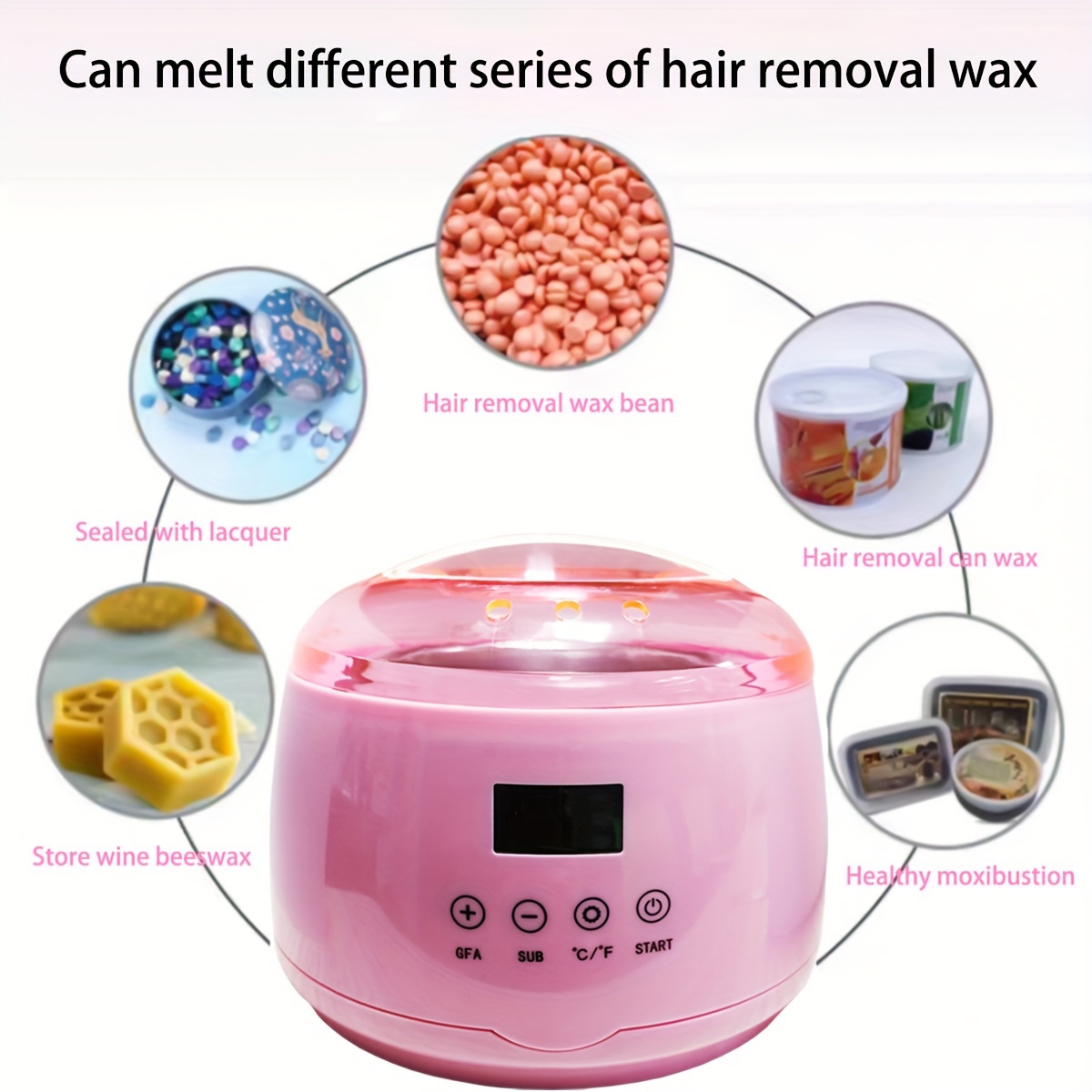 Electric Hair Removal Machine Touch Screen Hair Removal Wax Heater Professional Wax Warmer Spa Beauty Depilatory Equipment