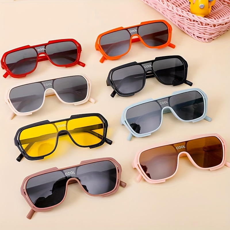 Cute Trendy Classic Rectangle Sunglasses For Boys Girls - Temu