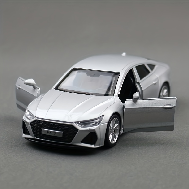 Image of Cca 1:43 For Rs7 Silvery Can Back To Collect Ornaments Simulation Alloy Car Model Children's Toys Halloween Christmas New Year Gift